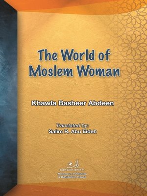 cover image of The world of Moslem Woman